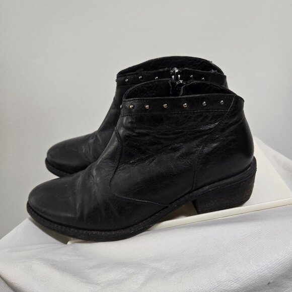 Black ankle boot size 6 - Picture 2 of 4